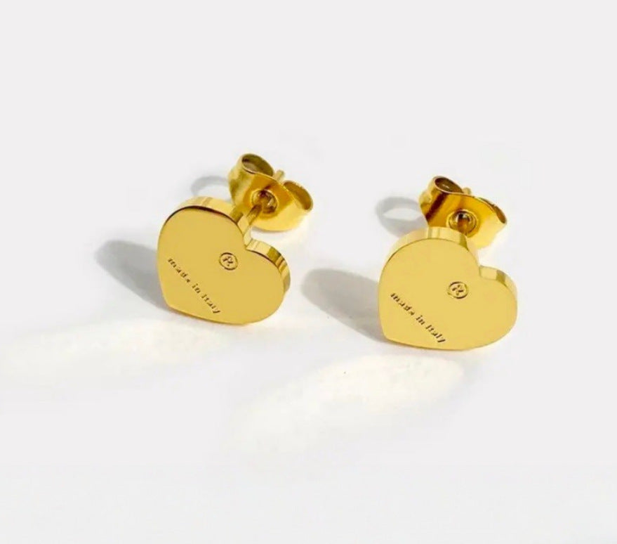 Wholesale Classic Retro Double G Titanium Steel Earrings