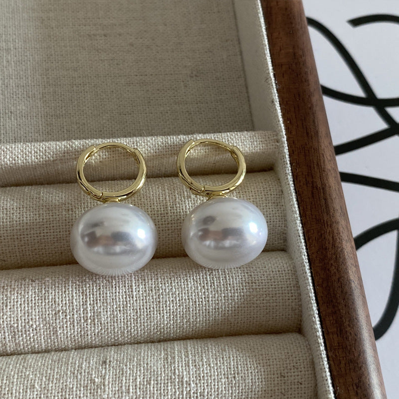 Wholesale 925 Silver Needle Earrings Pearl Earrings ACC-ES-Hanxi011