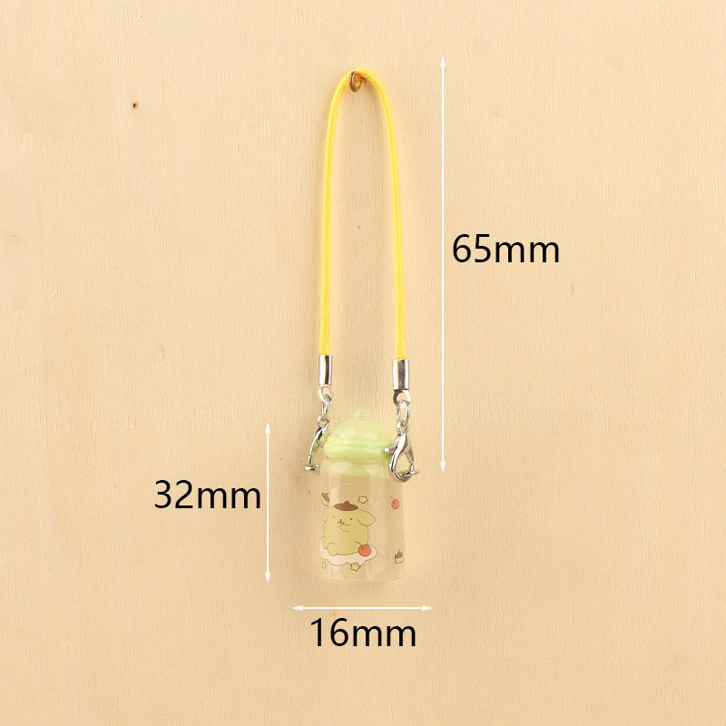 Wholesale Cute cartoon mini bottle pendant doll accessories