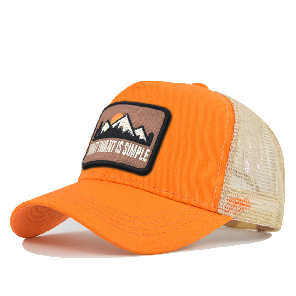 Wholesale Embroidered hill animal summer sunshade net hat