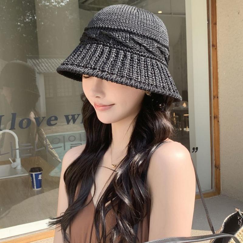 Wholesale Hollow Fisherman Hat  Foldable Breathable Bucket Hat