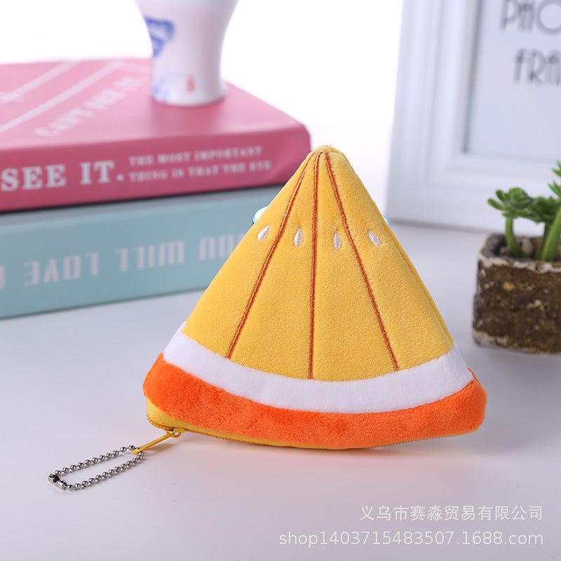 Wholesale Plush Colorful Pineapple Strawberry Cartoon Wallet
