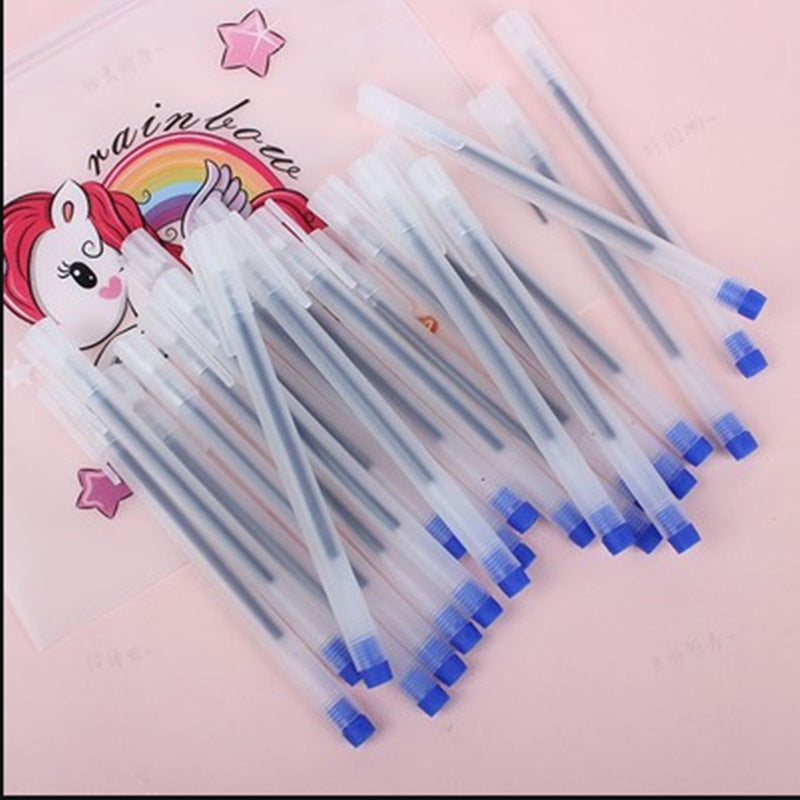 Wholesale gel pen replacement pen frosted transparent ballpoint pen