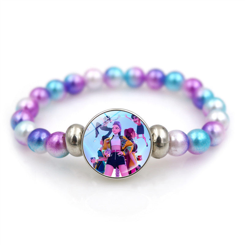 Wholesale Resin K-POP Beaded Bracelet ACCVIP