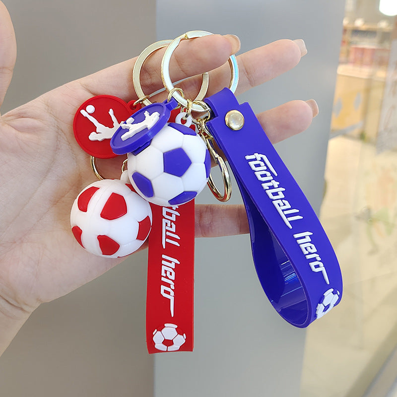 Wholesale World Cup Cartoon Mini Simulation Football Keychain