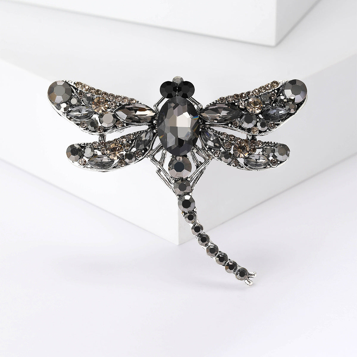 Wholesale Trendy Women S Dragonfly Brooch Pin Alloy Rhinestone Corsage Party Jewelry Accessory