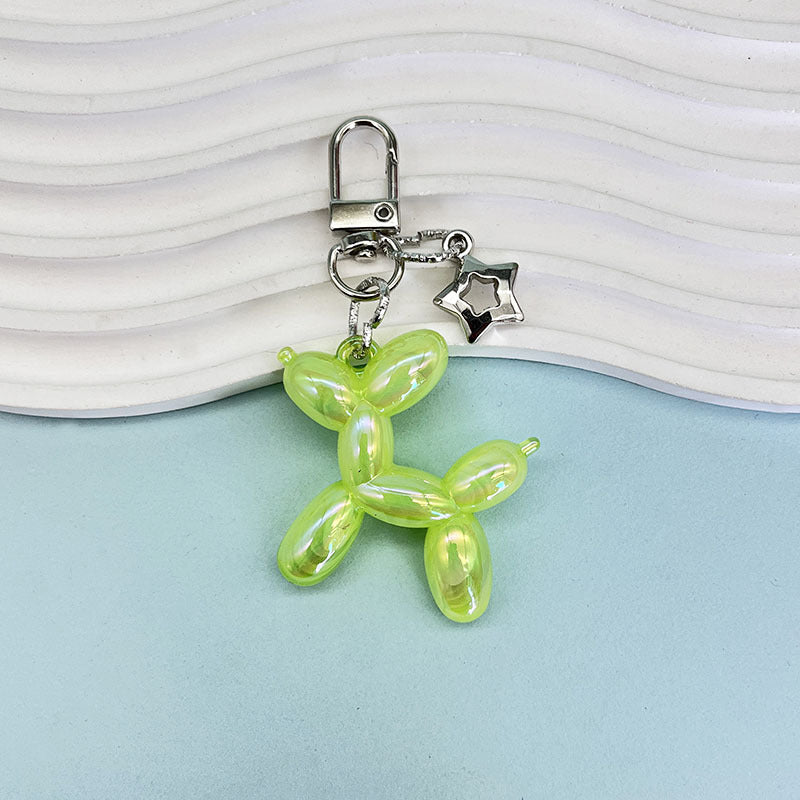 Wholesale Acrylic  Balloon Dog Keychains