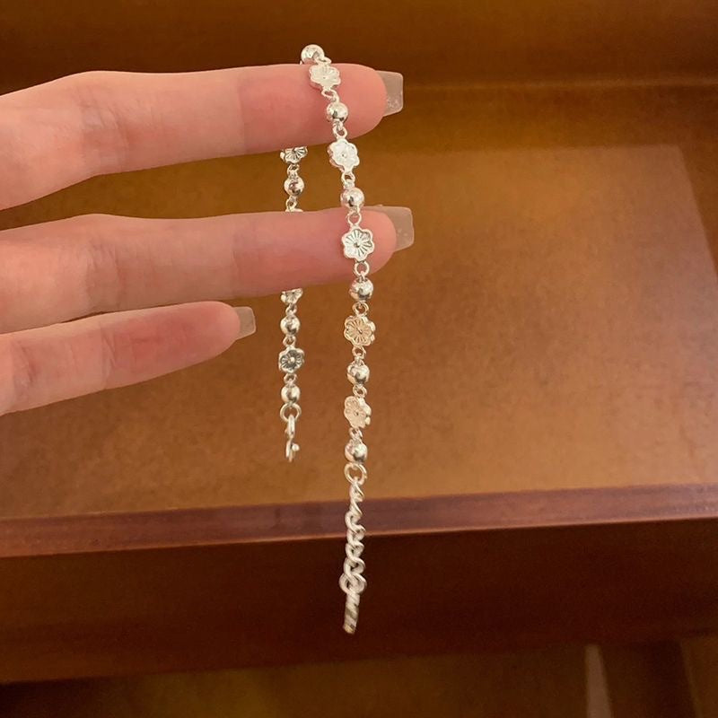 Wholesale New Chinese Style Women S Blossom Flower Bracelet Trendy Fashion Jewelry Gift Everyday Wear Accessory