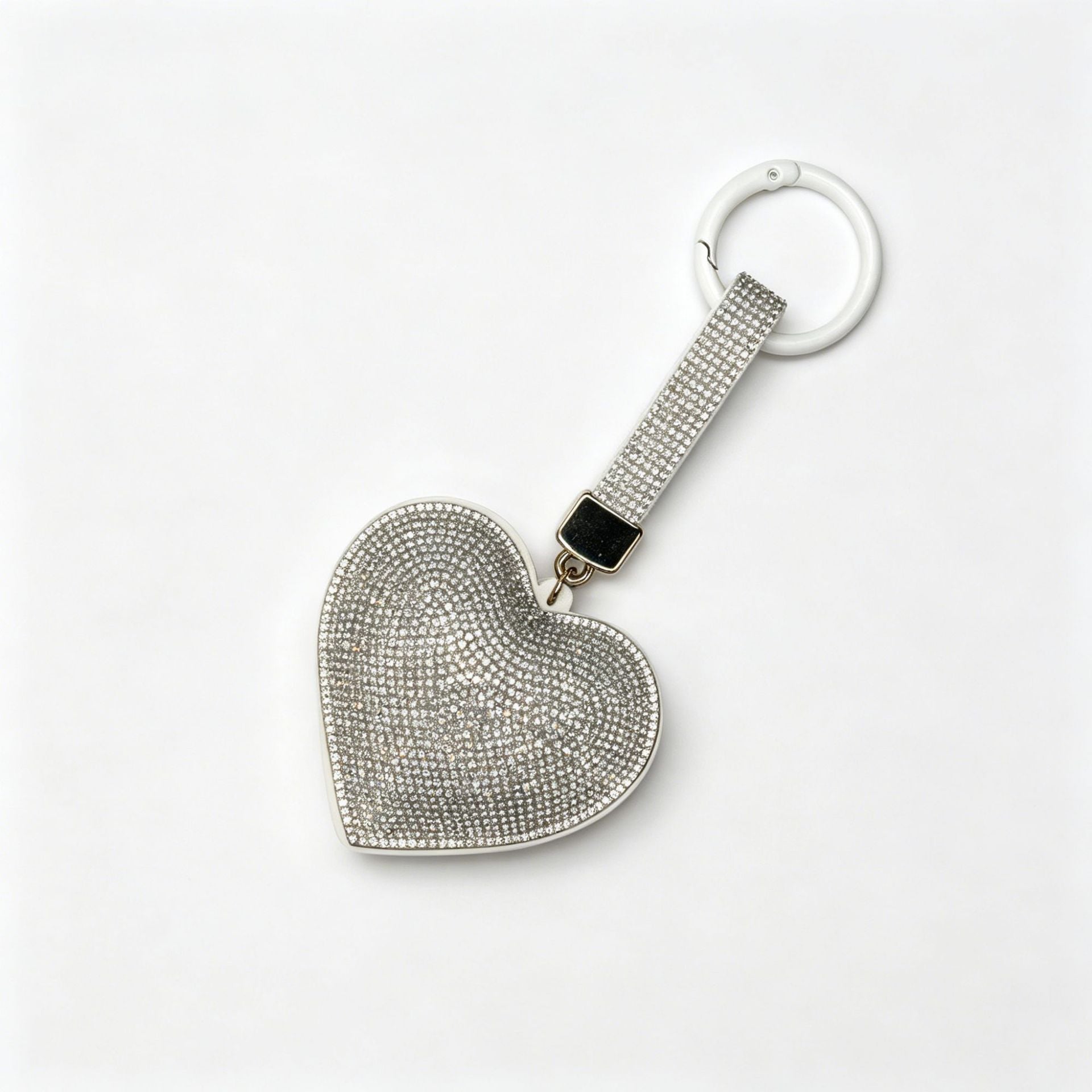 Wholesale Love Heart Crystal Keychain Bag Charm Tassel Pendant Fashion Accessory Gift