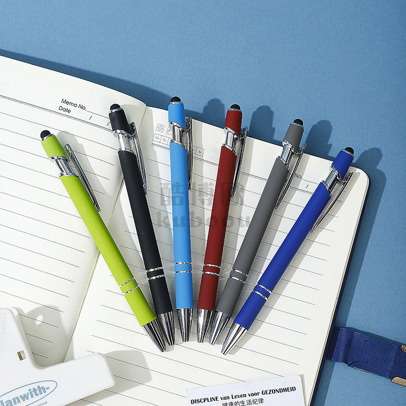 Wholesale Metal Press Aluminum Rod Capacitive Touch Screen Meiji Ballpoint Pen