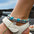 Wholesale Beach Foot Clips Turtle Pendant Sea Star Pebble Beach Chain  Anklets