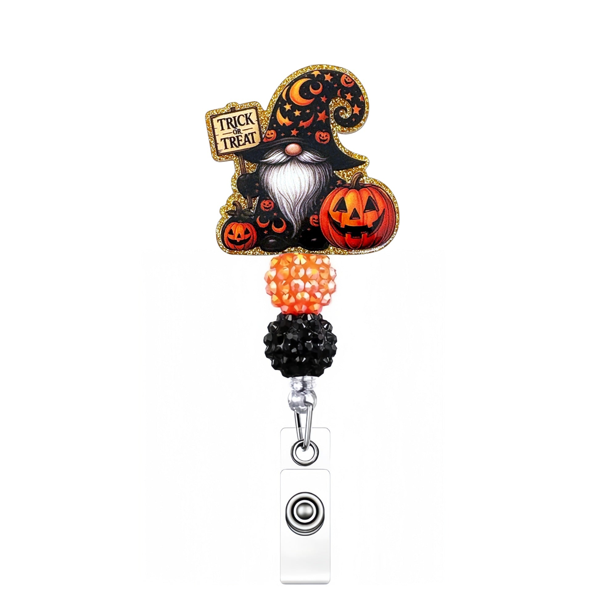 Wholesale 10pcs Acrylic Thanksgiving Badge Reels Keychains