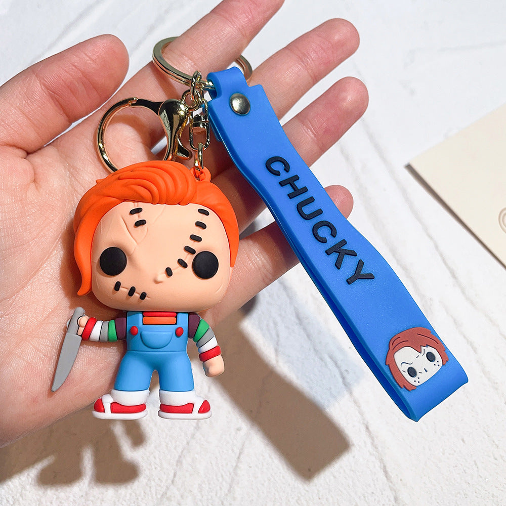 Wholesale Cartoon PVC Soft Glue Cute Keychain ACCVIP-KC-QiWei004