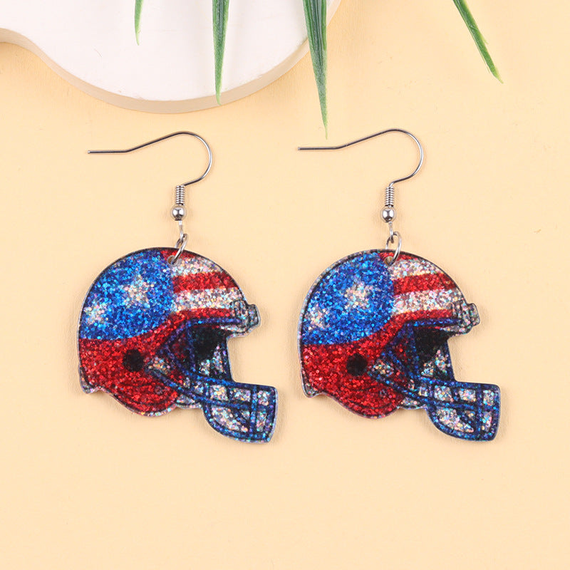 Wholesale World Cup Matches Acrylic Earrings