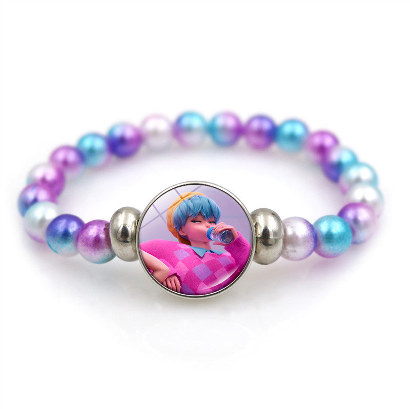 Wholesale Resin K-POP Beaded Bracelet ACCVIP