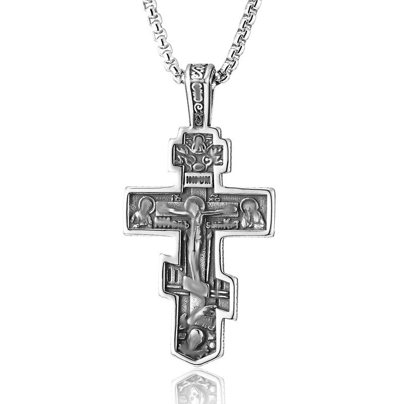 Wholesale Titanium Steel Cross Necklace