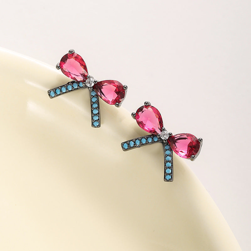 Wholesale Light luxury flower earrings