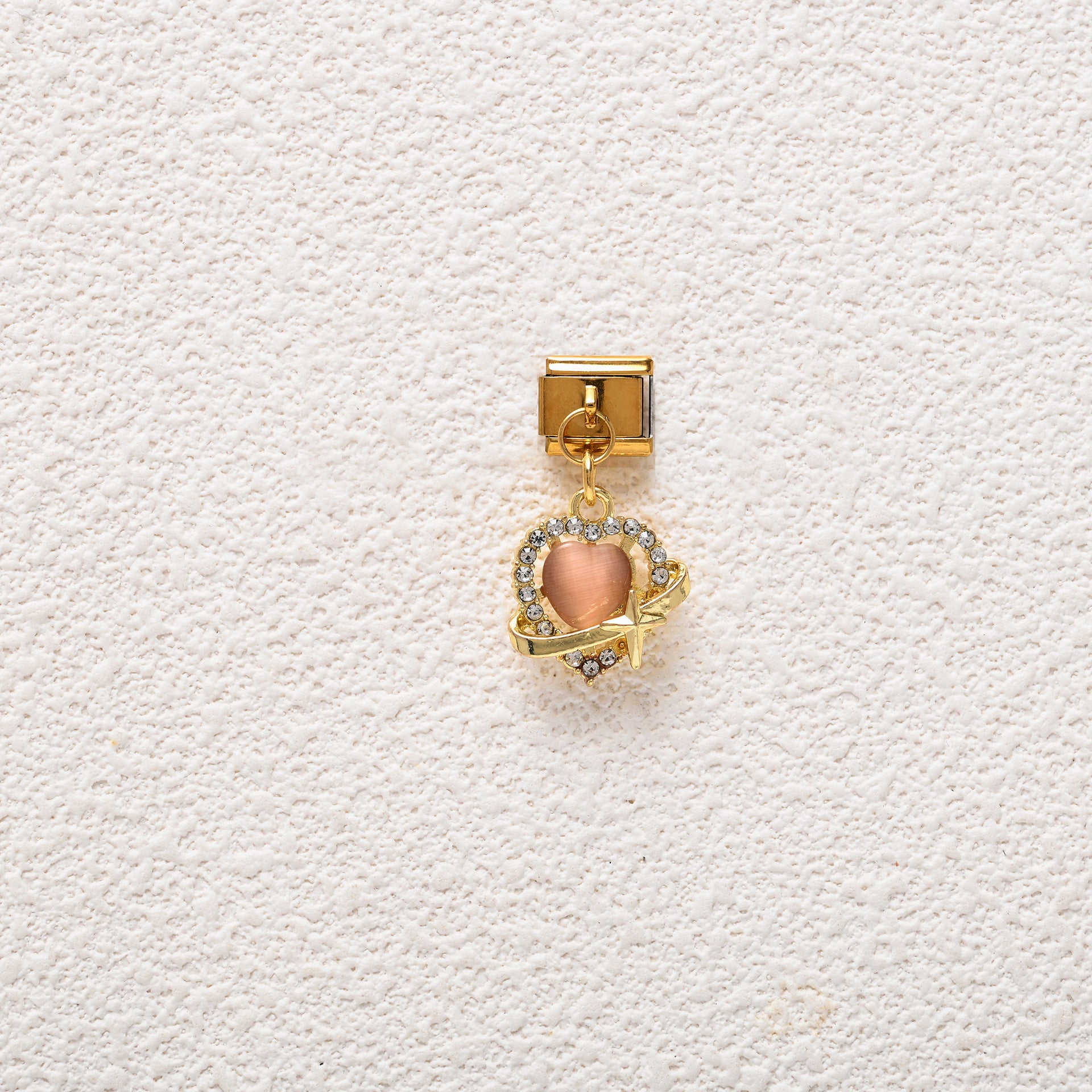 Wholesale 5pcs  Italian Charm Bracelet 9mm DIY Fresh Pendant  Creative Stainless Steel Composable Bracelet