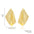 Wholesale  metal texture simple exaggerated irregular alloy earrings