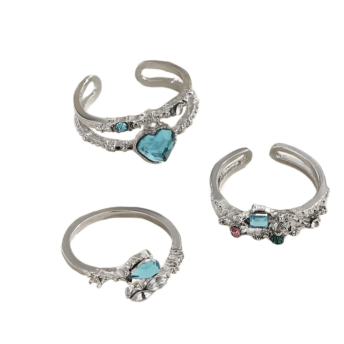 Wholesale Blue open ring