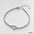 Wholesale Stainless Steel Stackable Irregular Texture Love Bracelet