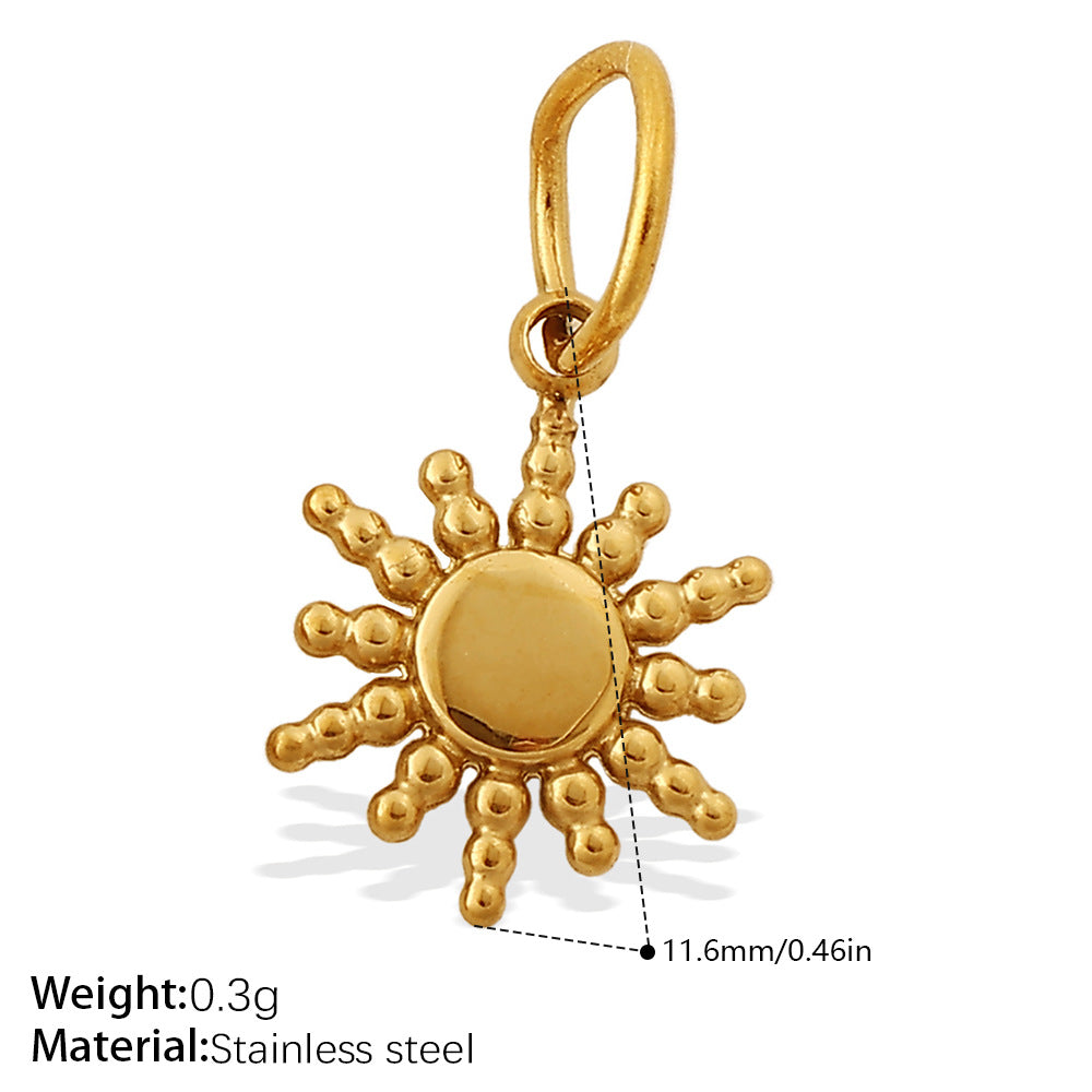 Wholesale Personalized Creative Ins Diamond Star Stainless Steel Pendant