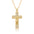 Wholesale  fashion Cross micro-inlaid necklace