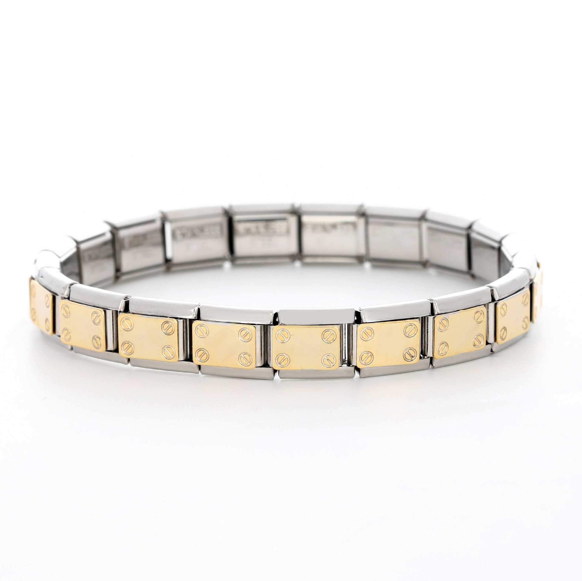 Wholesale 10pcs Italian Charm Bracelet 9mm DIY Splicing Removable Oil Drop Cartoon Stainless Steel Composable Bracelet