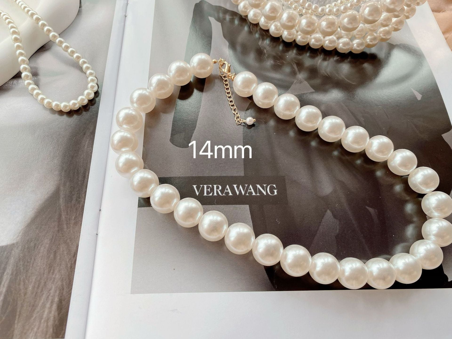Wholesale Pearl Necklace Sweater Chain Clavicle Chain Choker Necklace Long Necklace ACC-NE-Hanxi001