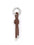 Wholesale  Pu Leather Rope Lanyard Keychains
