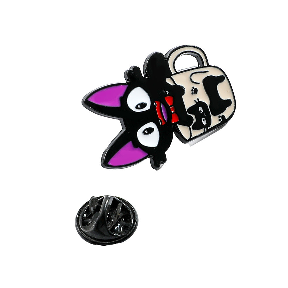 Wholesale Cute Teacup Cat Alloy Brooch