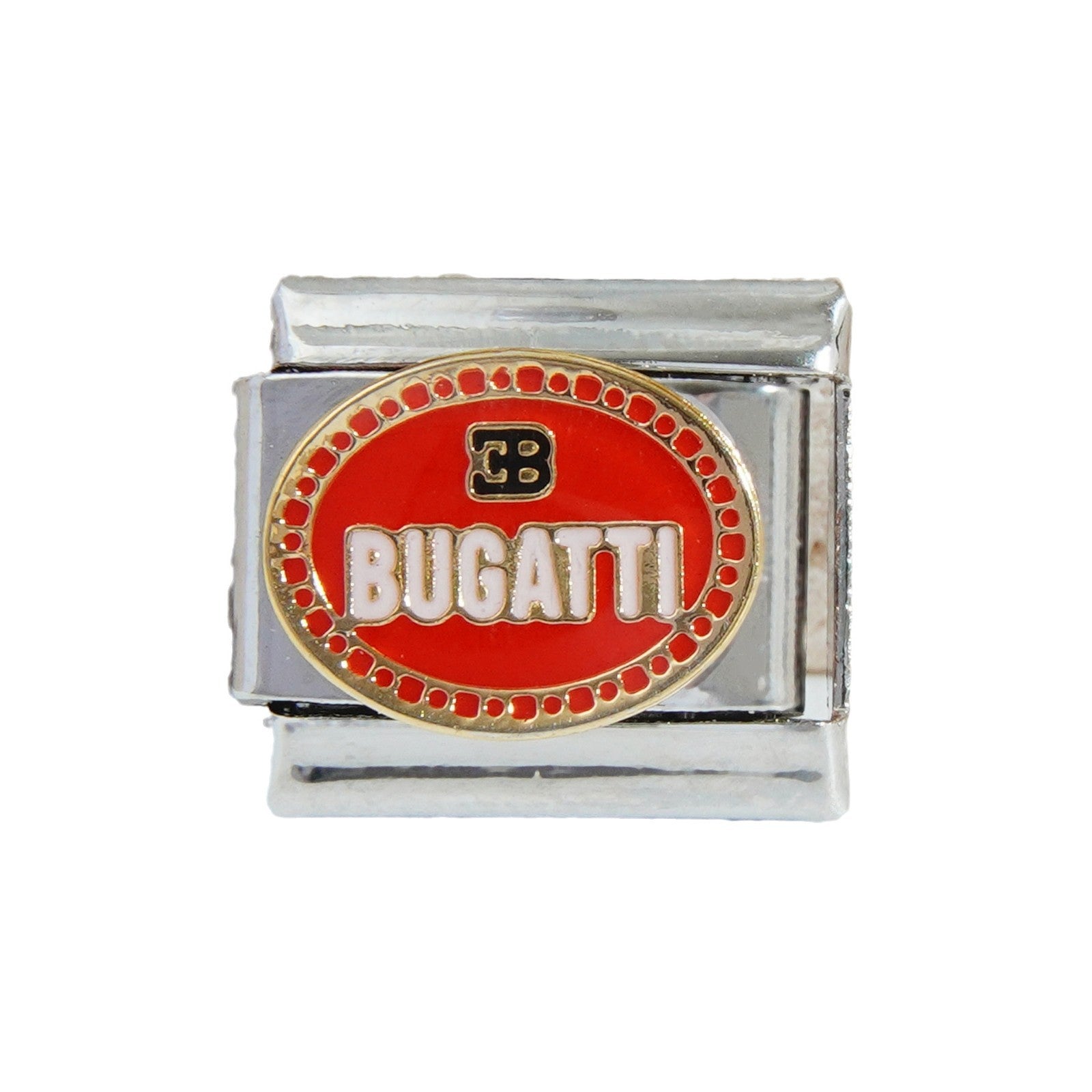 Wholesale Italian Charm Bracelet 9mm DIY Splicing Car Logo Stainless Steel Composable Bracelet