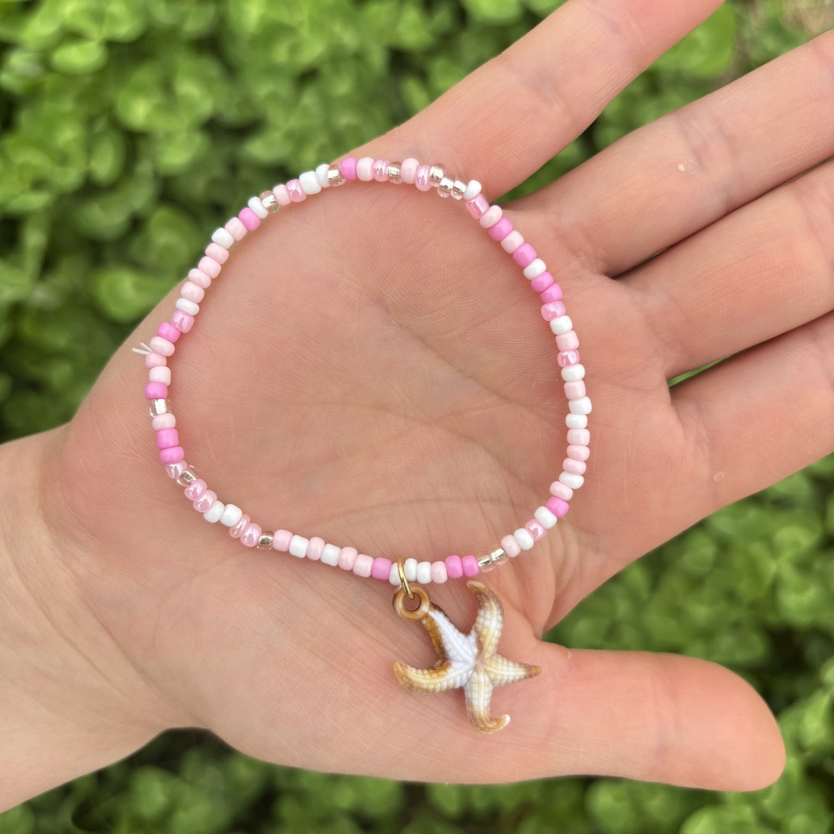 Wholesale Ocean Themed Acrylic Beaded Bracelet Handmade Dopamine Style Kids Jewelry Gift