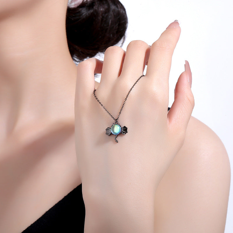 Wholesale s925 Sterling Silver Devil Necklace