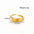 Wholesale titanium steel love starfish shell  opening adjustable ring