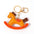 Wholesale Cute  Handmade Rocking Horse Leather Cotton Pendant Keychain