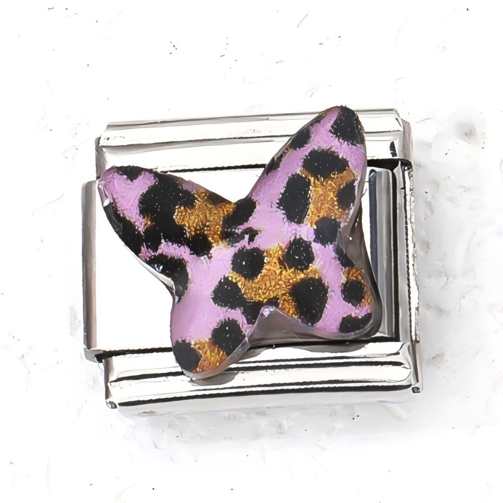 Wholesale 10pcs Italian Charm Bracelet 9mm DIY Splicing Butterfly Heart Stainless Steel Composable Bracelet