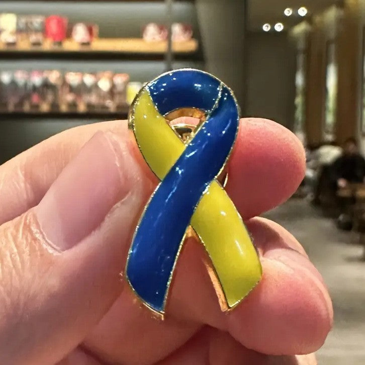 Wholesale Ribbon AIDS Disease Awareness Brooch