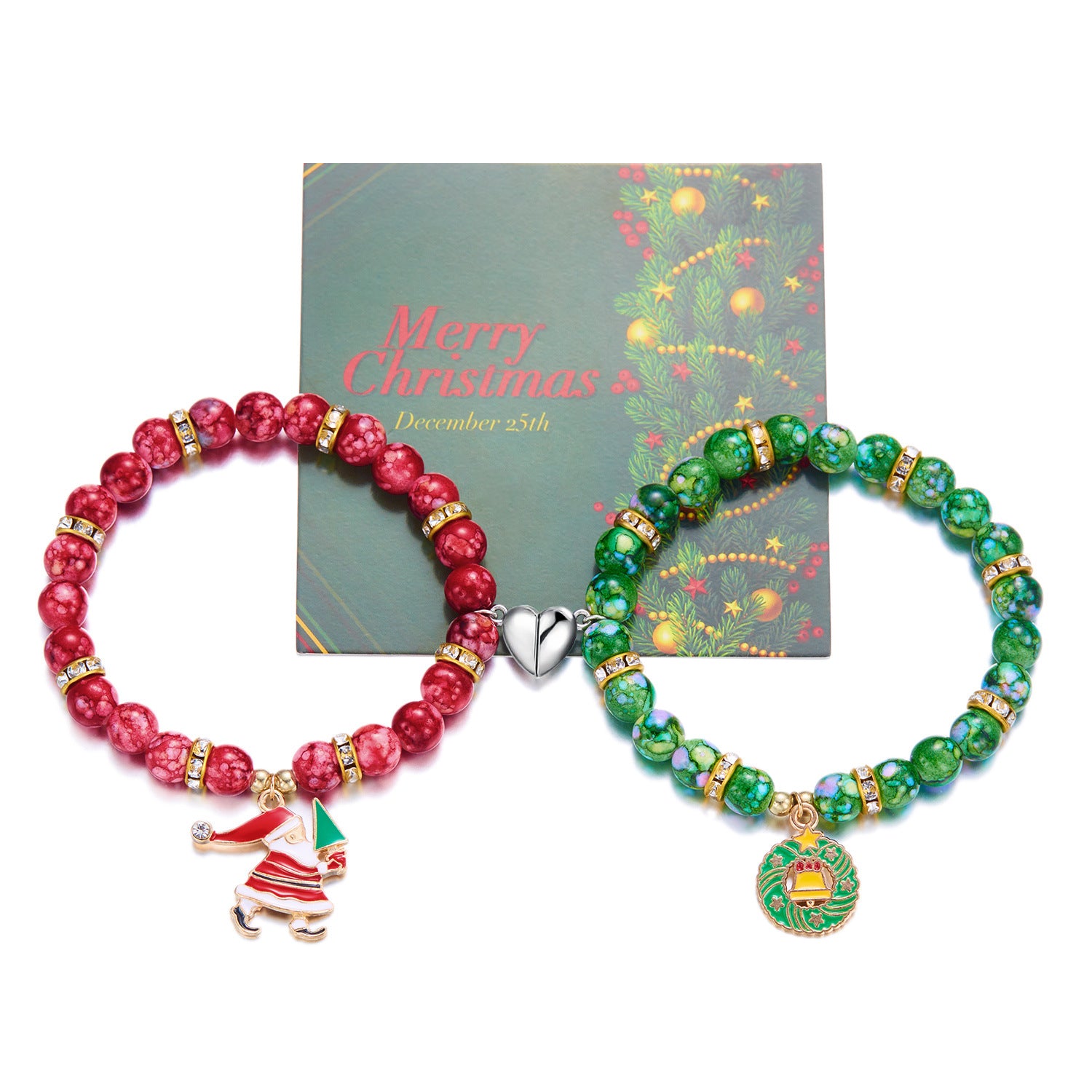 Wholesale Christmas couple bracelet  temperament magnetic bracelet