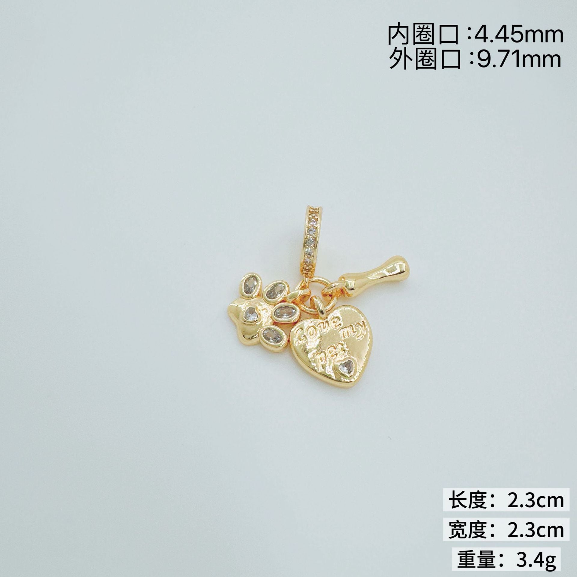Wholesale European American Style Gold Plated Copper Necklace and Pendant Set Chic Jewelry for Women