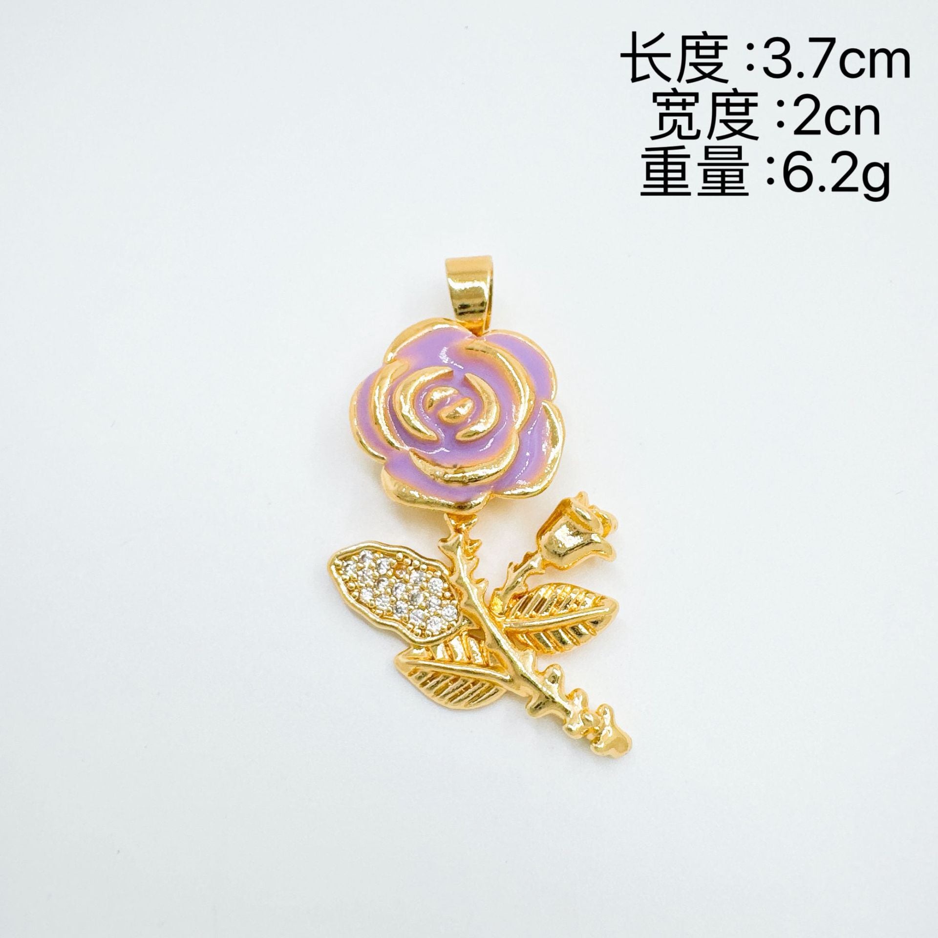 Wholesale Trendy  Pendant Necklace Gold Plated Copper Fashion Accessory