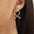 Wholesale  detachable winding retro snake earrings