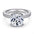 Wholesale  925 sterling silver ring zircon pillow diamond ring