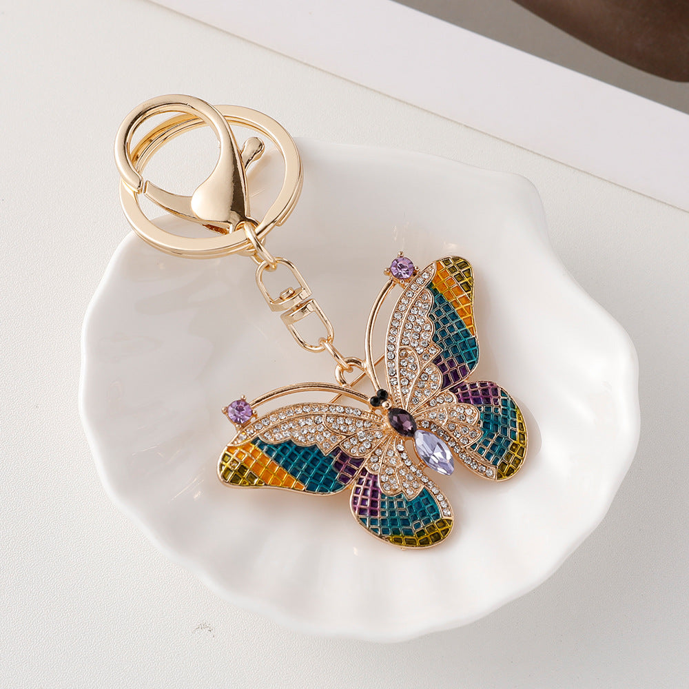 Wholesale Colored Butterfly Alloy Keychains ACC-KC-ChenHui003