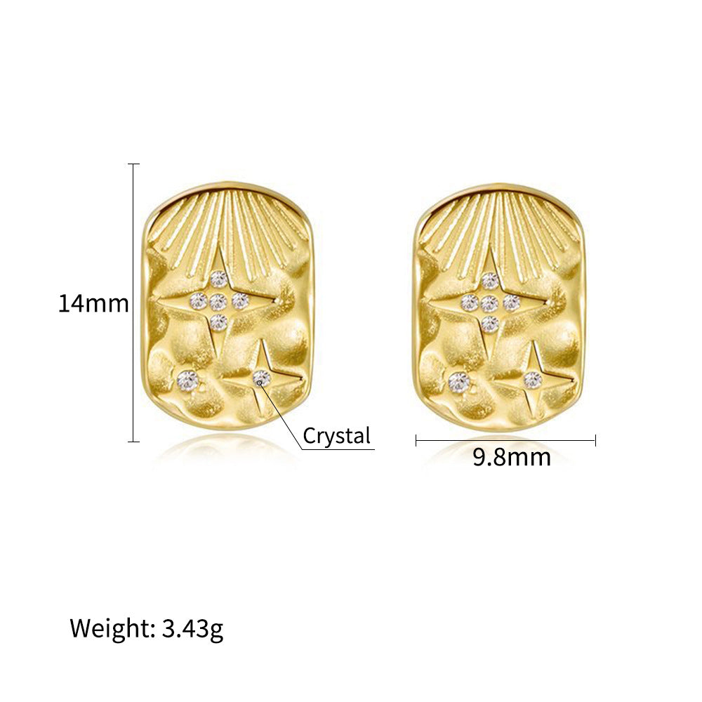 Wholesale  retro necklace titanium steel l gold-plated plain chain pendant necklace