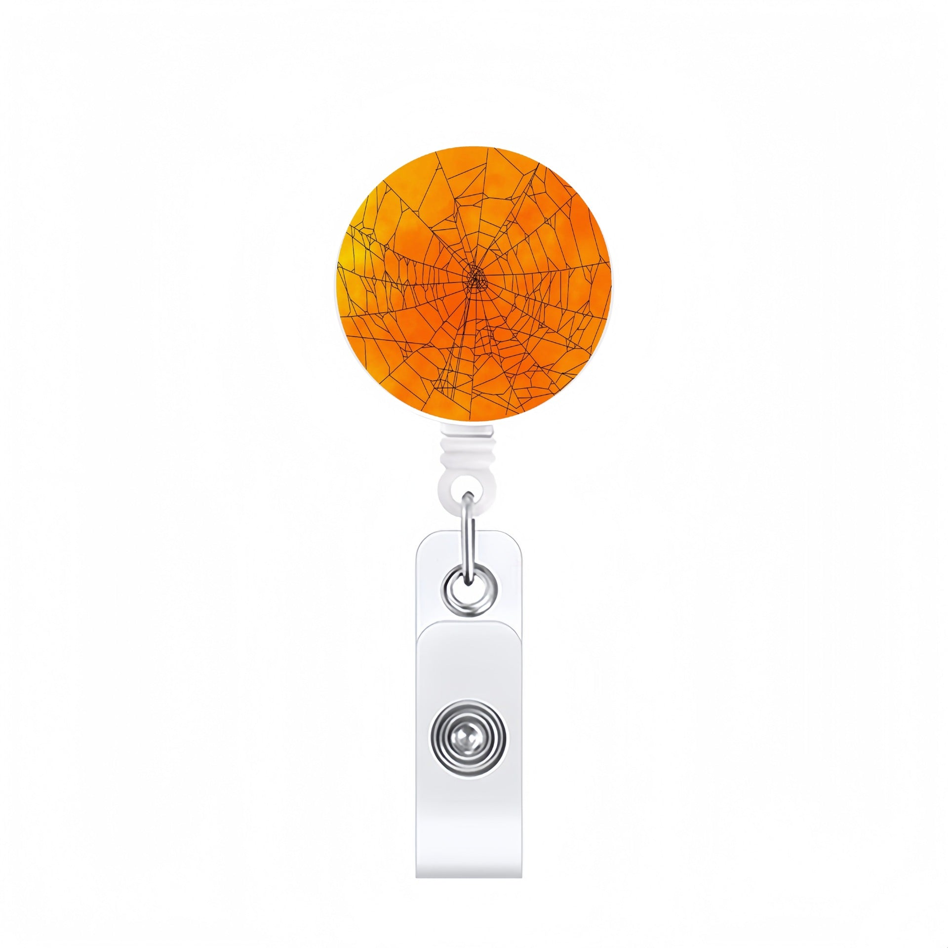 Wholesale Halloween Acrylic Retractable Clip Badge Keychain