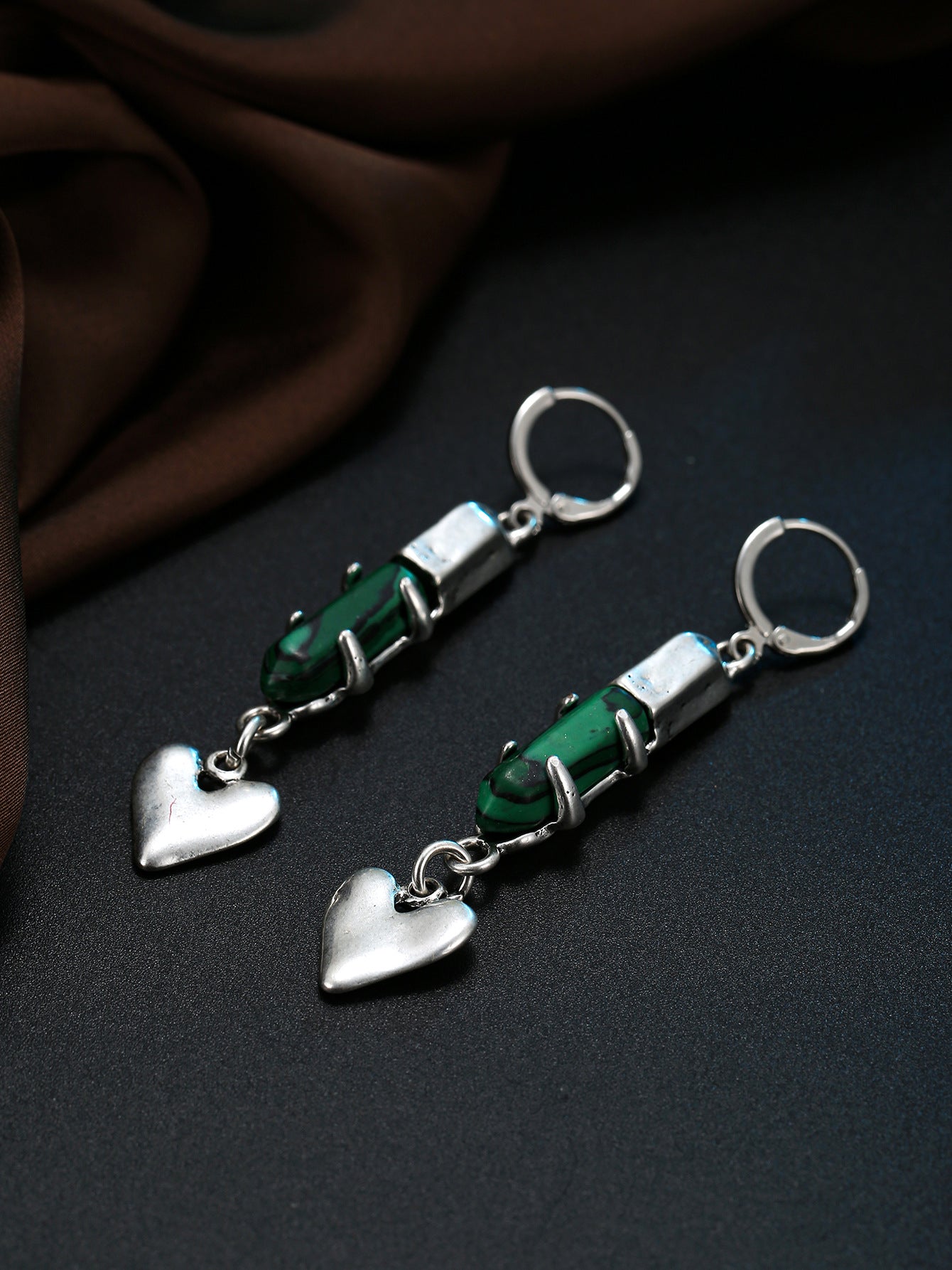 Wholesale Heart-Shaped Drop Earrings