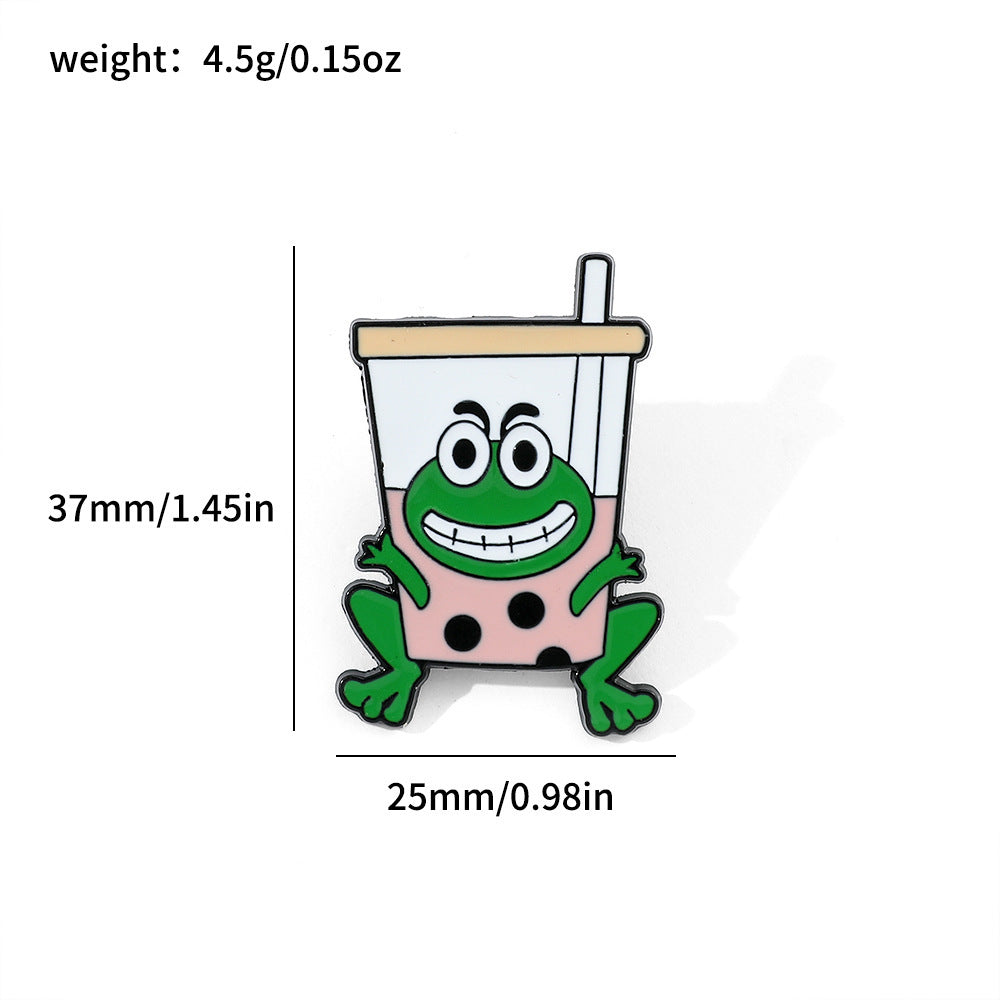 Wholesale Cartoon creative funny frog brooch