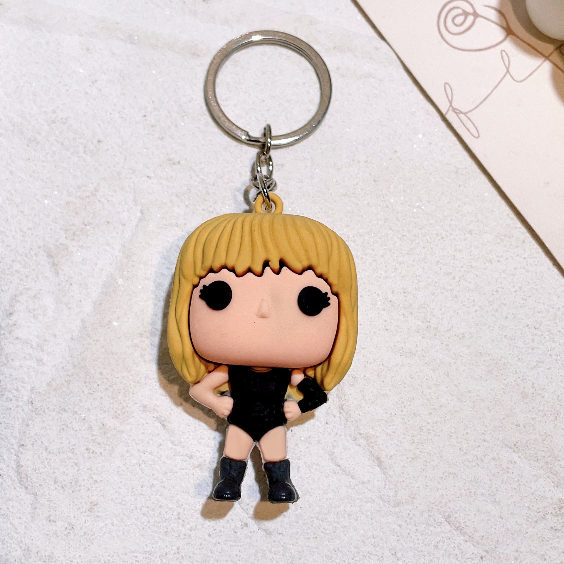 Wholesale Cartoon PVC Soft Glue Cute Keychain ACCVIP-KC-QiWei002