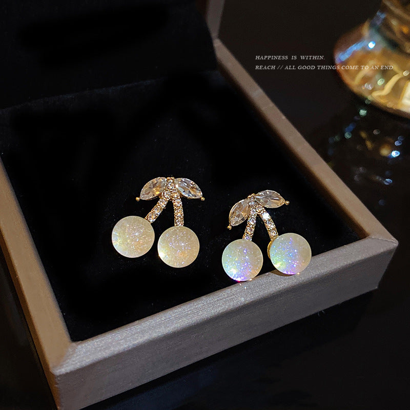 Wholesale Cherry Fruit Earrings ACC-ES-Hank014